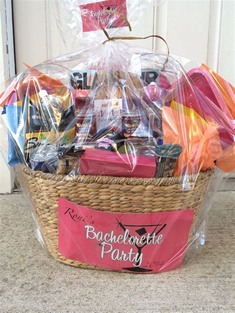 bachelorette party basket ideas|More.